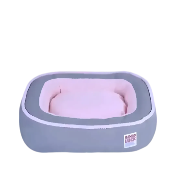 Lavish Pet Bed Removable & Washable Cover Cushion Pink M